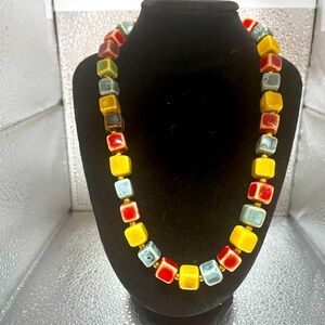 BOHO colorful necklace.